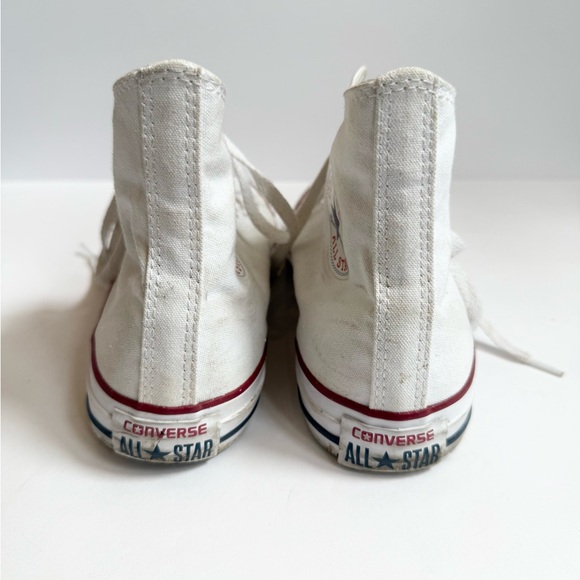 Converse Chuck Taylor All Star White High-Top Sneaker - Women's 9.5 Men's 7.5 - Picture 5 of 6